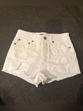 Aeropostale high waisted White Jean shorts